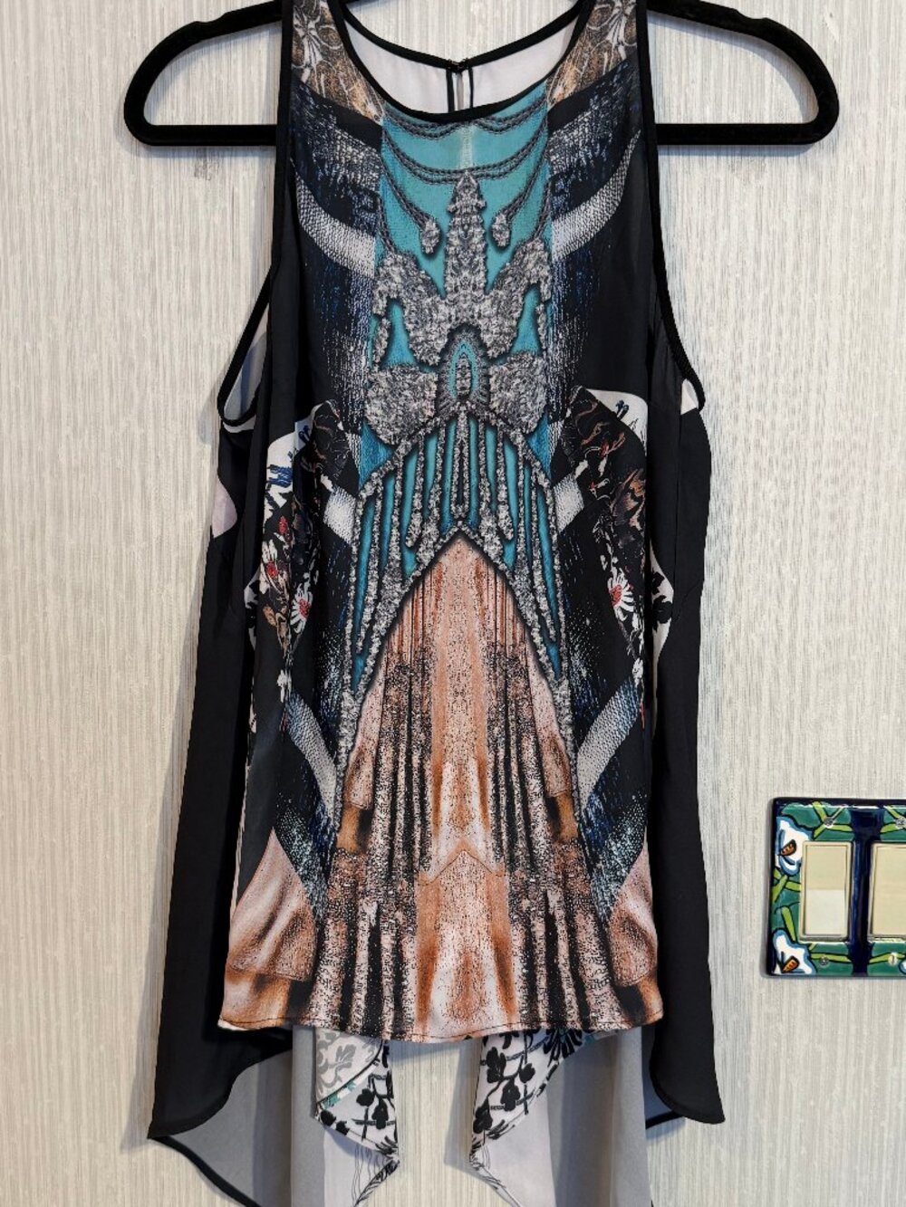 Clover Canyon Digital Print Shirt L